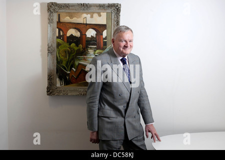 Bruntwood Chairman Michael Oglesby pictured in the City Tower , Piccadilly Plaza , Manchester Stock Photo