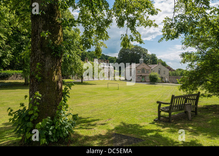 The village of Langcliffe in North Yorkshire, North West England. Stock Photo