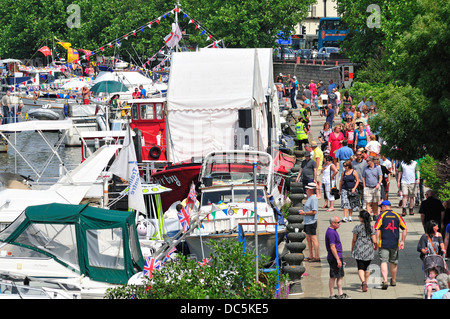 Maidstone, Kent, England, UK. Annual Maidstone River Festival (July 27th 2013) Stock Photo