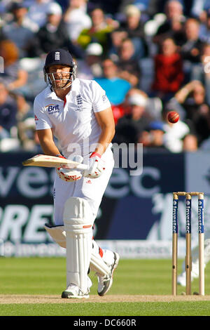 Chester Le Street, UK. 09th Aug, 2013. Tim Bresnan during day one of the Investec Ashes 4th test match at The Emirates Riverside Stadium, on August 09, 2013 in London, England. Credit:  Mitchell Gunn/ESPA/Alamy Live News Stock Photo