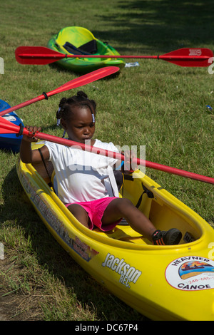 The annual Metro Detroit Youth Day offers games, food, education, and entertainment for more than 30,000 children. Stock Photo