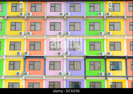 Multi Colored Apartment Stock Photo