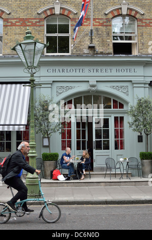 Charlotte Street Hotel, Fitzrovia, London, UK. Stock Photo