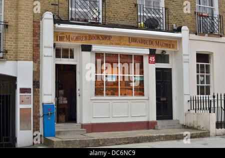 The Maghreb Bookshop in Bloomsbury, London, UK Stock Photo