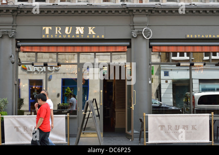 Trunk restaurant and bar in Warren Street, Fitzrovia, London, UK. Stock Photo