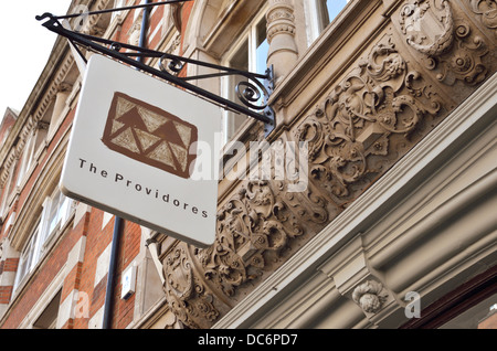 The Providores and Tapa Room restaurant in Marylebone High Street, Marylebone, London, UK Stock Photo