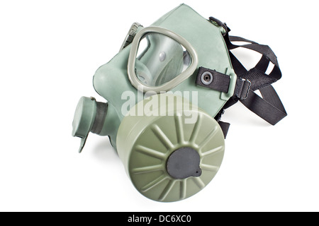Gas mask isolated on white background Stock Photo