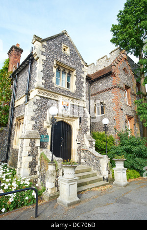 Tower House West Gate Gardens Canterbury Kent UK Stock Photo