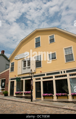 Massachusetts, New Bedford. Historic Centre Street. Stock Photo