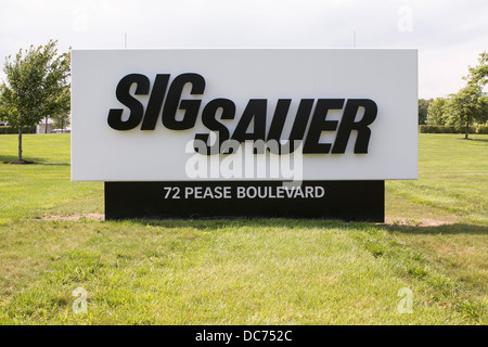 A sign outside of a Sig Sauer firearms manufacturing facility Stock ...