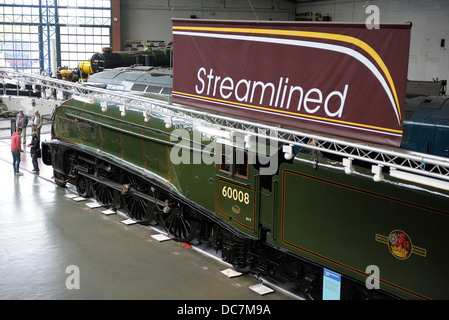 A4 Pacific 60008 Dwight D, Eisenhower at the national railway museum York England UK Stock Photo