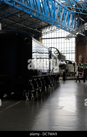 LNER Class A4 Pacific 4489 Dominion of Canada on display in the national railway museum york england uk Stock Photo