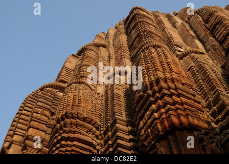 11th century Stone carving Architecture detail view of Rajarani Temple Orissa India Stock Photo