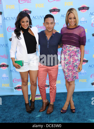 Universal City, California, USA. 11th Aug, 2013. Tia Mowry, Tahj Mowry & Tamera Mowry arrives for the 2013 Teen Choice Awards at the Gibson Ampitheater. Credit:  Lisa O'Connor/ZUMAPRESS.com/Alamy Live News Stock Photo