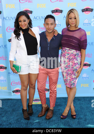 Universal City, California, USA. 11th Aug, 2013. Tia Mowry, Tahj Mowry & Tamera Mowry arrives for the 2013 Teen Choice Awards at the Gibson Ampitheater. Credit:  Lisa O'Connor/ZUMAPRESS.com/Alamy Live News Stock Photo