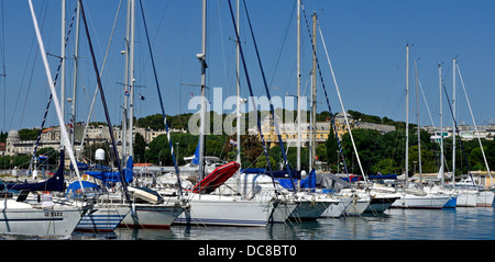 ACI Marina Yacht club Pula Istria Croatia Europe Stock Photo