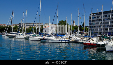 ACI Marina Yacht club Pula Istria Croatia Europe Stock Photo