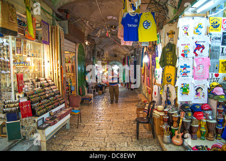 souk market in jerusalem old town israel Stock Photo