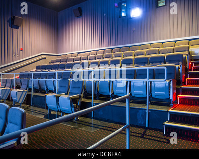 Empty Movie Theater, USA Stock Photo