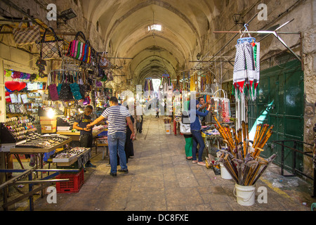 souk market in jerusalem old town israel Stock Photo