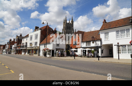 Tenterden High Street,  Kent,  England, UK, GB Stock Photo