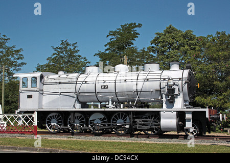 Preserved decapod steam locomotive, 6065, France Stock Photo - Alamy