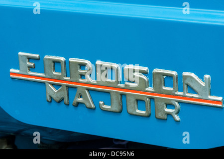 The Fordson logo on an old vintage tractor Stock Photo