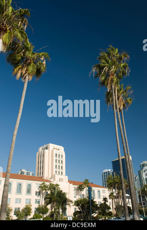 CITY AND COUNTY ADMINISTRATIVE BUILDING NORTH HARBOR DRIVE SAN DIEGO CALIFORNIA USA Stock Photo