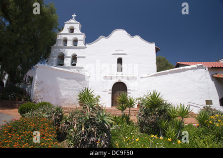 GARDEN OF MISSION SAN DIEGO DE ALCALA SAN DIEGO CALIFORNIA USA Stock Photo