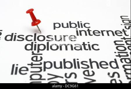 Secret info leaked concept Stock Photo - Alamy