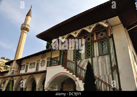 Khan's Palace in Bakhchisaray, Crimea, Ukraine Stock Photo