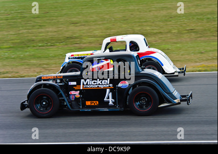 Legends at Ty Croes race track Anglesey circuit North Wales Uk Stock Photo