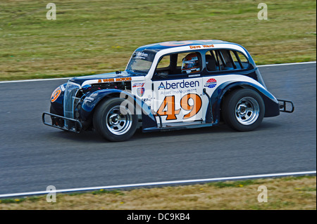 Legends at Ty Croes race track Anglesey circuit North Wales Uk Stock Photo