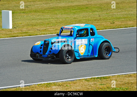 Legends at Ty Croes race track Anglesey circuit North Wales Uk Stock Photo