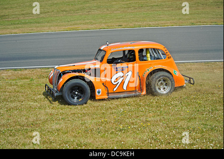 Legends at Ty Croes race track Anglesey circuit North Wales Uk Stock Photo