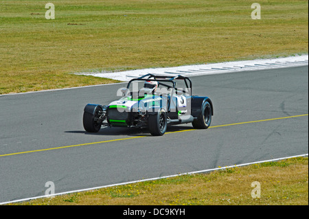 Racing at Ty Croes Anglesey Circuit North Wales Uk Stock Photo