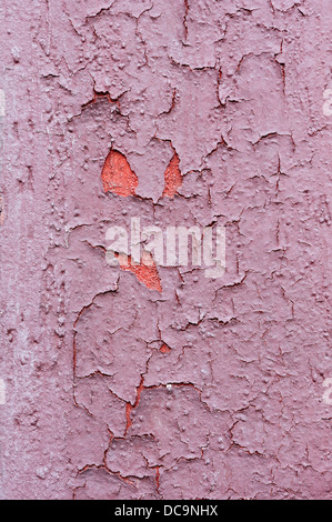 Peeling off paint from wall Stock Photo