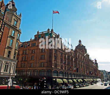 Harrods Department Store, Brompton Road,  Knightsbridge, Royal Borough of Kensington and Chelsea Stock Photo