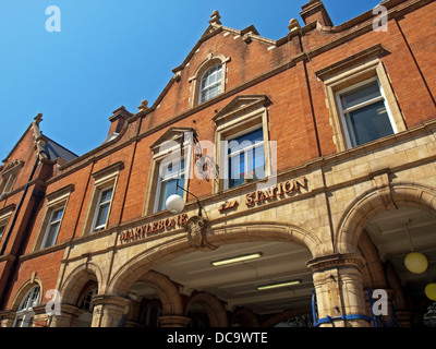 Main entrance to Marylebone Station, City of Westminster, London, England, United Kingdom Stock Photo