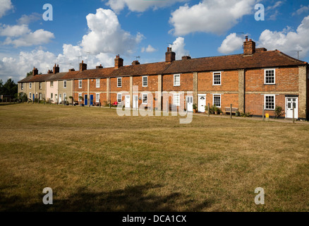 Historic buildings houses Mistley Essex England Stock Photo