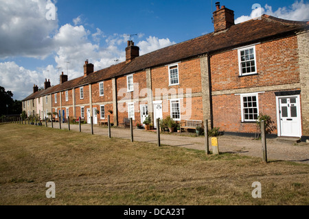 Historic buildings houses Mistley Essex England Stock Photo