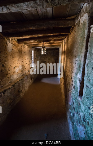 Maisons des Esclaves, House of Slaves, Ground Floor holding room for women and children. Goree Island, Senegal. Stock Photo