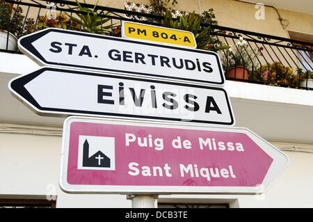 Spanish vs. Catalan - understanding the road signs on Ibiza