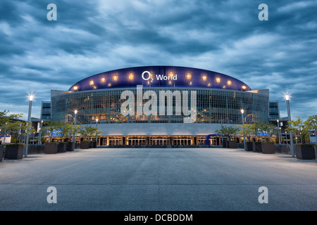 O2 arena at night,O2 Platz,Berlin,Germany Stock Photo