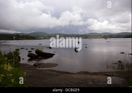 Views over Lough Eske in County Donegal Southern Ireland from Harvey's Point Stock Photo