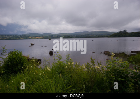 Views over Lough Eske in Donegal Southern Ireland from Harvey's Point Stock Photo