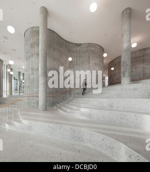 SEB Headquarters staircase interior, Copenhagen, Denmark Stock Photo ...