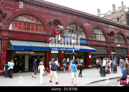 russell square underground station London England UK Stock Photo