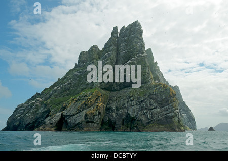 Cliffs on the island of Boreray, St Kilda archipelago, Outer Hebrides, Scotland, UK Stock Photo