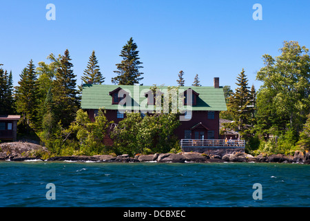 The Rock Harbor Lodge, Isle Royale National Park, Michigan, United States of America Stock Photo